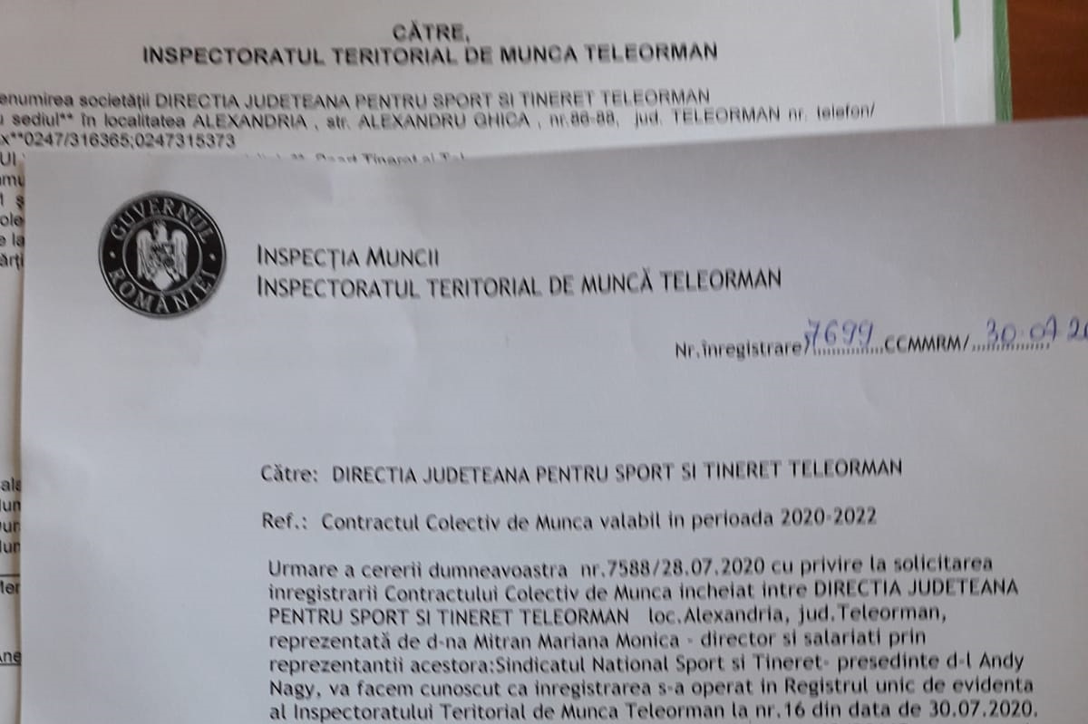 Ccm 2020 2022 Djst Teleorman Snst Sindicatul NaÈ›ional Sport È™i Tineret