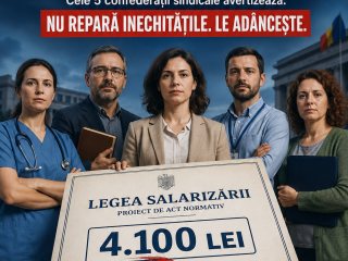 COMUNICAT DE PRESA CONFEDERATII LEGEA SALARIZARII SNST