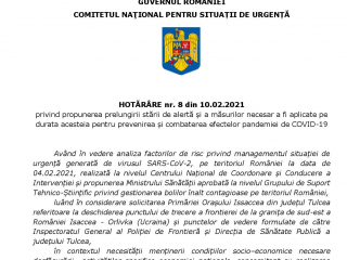 Hotarare CNSU nr. 8 din 09.02.2021 prelungire alerta-page-001